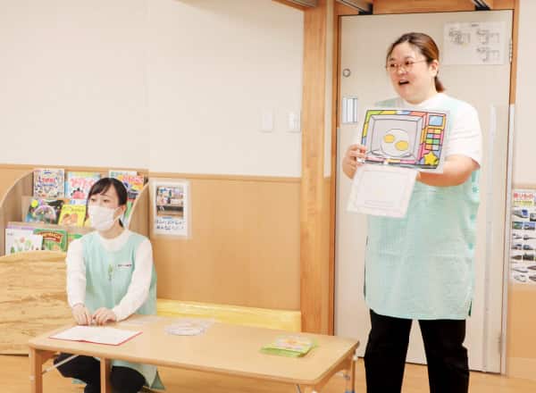 先生たちと園の様子